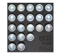 BGS technic Insert de servante d'atelier 1/6 : Jeux d'écrous de roue pour Porsche et VW Touareg 20 pièces BGS Quantité:1