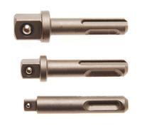 BGS technic Jeu d'adaptateurs pour perceuses SDS mâle 6,3/10/12,5 mm 3 pièces