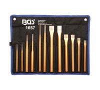BGS technic Jeu de chasse-goupilles, burins, pointeaux12 pièces BGS Quantité:1