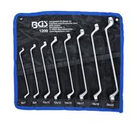 BGS technic Jeu de clés à œil doubles coudées 6 x 7 - 20 x 22 mm 8 pièces BGS Quantité:1