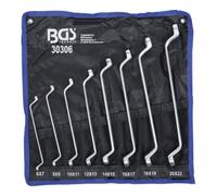 BGS technic Jeu de clés à œil doubles coudées 6 x 7 - 20 x 22 mm 8 pièces BGS Quantité:1
