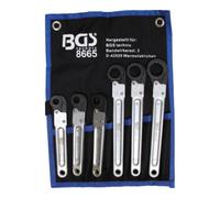 BGS technic Jeu de clés à tuyauter à cliquet|, 6 pièces BGS Quantité:1
