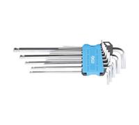 BGS technic Jeu de clés allen extra longues en pouces Hexagone femelle/hexagone femelle à tête sphérique 0,05" - 3/8" 13 pièces BGS Quantité:1