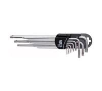 BGS technic Jeu de clés allen extra longues Profil TS (pour TX Plus) TS10 - TS50 9 pièces BGS Quantité:1