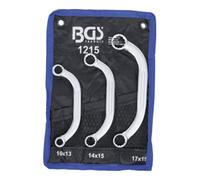 BGS technic Jeu de clés demi-lune 10x13 - 17x19 mm 3 pièces Kraftmann Quantité:1