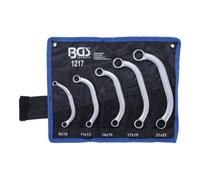 BGS technic Jeu de clés demi-lune 8x10 - 21x22 mm 5 pièces Kraftmann Quantité:1