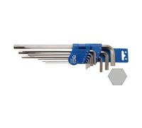 BGS technic Jeu de clés pans spéciales allen six pans intérieurs 1,5 - 10 mm 9 pièces BGS Quantité:1