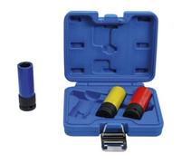 BGS technic - Jeu de douilles à choc avec protection 7300 - 12,5 mm (1/2") 17/19/21 mm - 3 pièces