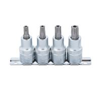 BGS technic Jeu de douilles à embouts 12,5 mm (1/2") Profil T (pour TX Plus) avec perçage T40 - T55 4 pièces BGS Quantité:1