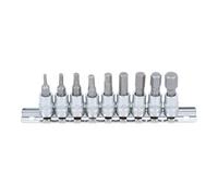 BGS technic Jeu de douilles à embouts 6,3 mm (1/4") six pans intérieurs 3/32" - 3/8" en pouce 9 pièces BGS Quantité:1
