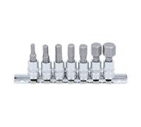 BGS technic Jeu de douilles à embouts 6,3 mm (1/4") six pans intérieurs 4 - 12 mm 7 pièces BGS Quantité:1