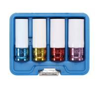 BGS technic Jeu de douilles de puissance avec protection 12,5 mm (1/2") 17 / 19 / 21 / 22 mm 4 pièces BGS Quantité:1