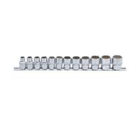 BGS technic Jeu de Douilles, douze pans 10 mm (3/8") 8 - 19 mm 12 pièces BGS Quantité:1