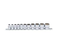 BGS technic - Jeu de douilles 9112 - douze pans 10 mm (3/8") - 11 pièces