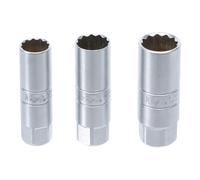 BGS technic Jeu de douilles pour bougies d’ignition, douze pans transmission par carré femelle 10 mm (3/8") 14 - 16 - 18 mm 3 pièces BGS Quantité:1