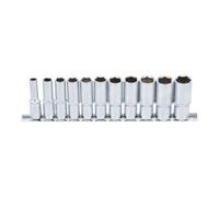 BGS technic Jeu de douilles six pans, profondes 10 mm (3/8") 8 - 19 mm 11 pièces BGS Quantité:1