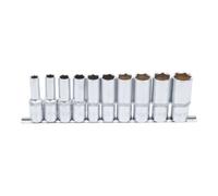 BGS technic Jeu de douilles six pans, profondes 12,5 mm (1/2") en pouce 10 pièces BGS Quantité:1