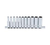BGS technic Jeu de Douilles, six pans, profondes 6,3 mm (1/4") 4 - 13 mm 11 pièces BGS Quantité:1