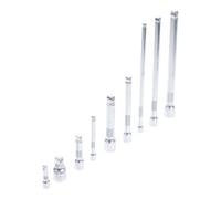 BGS technic Jeu de rallonges basculants 6,3 mm (1/4") / 10 mm (3/8") / 12,5 mm (1/2") 9 pièces BGS Quantité:1