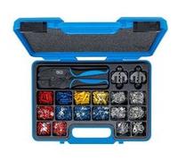 BGS technic Pince à sertir BGS 1411 – Jeu avec 2 paires de mâchoires et 1000 cosses de câble