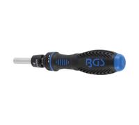 BGS technic Poignée rotative à cliquet pour embouts réversible poussée six pans intérieurs 6,3 mm (1/4") BGS Quantité:1