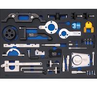 BGS Werkstattwageneinlage 3/3 : Motor-Einstellwerkzeug-Satz für Opel / Chevrolet / Saab / Fiat / Lancia / Suzuki / Ford - 4138