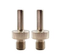 BGTEC Lot de 2 adaptateurs de foret à carotter - Filetage M14 sur tige triangulaire - Diamant - Pour scie cloche - Adaptateur de tige Arbor