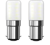 BHMAOYN 12V 24V B15D LED Ampoule 4W Blanc Froid 6000K Pour Camping-car,Solaire,Camper Marine,Réfrigérateur,Machine à Coudre,Hotte,Lot de 2