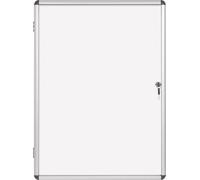 Bi-Office Bi-office vitrine d'affichage Enclore intérieur 50 x 67,4 x 3,5 cm (l x h x p) avec serrure aluminium alu