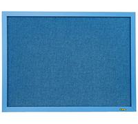 Bi-Office Blue Bells - Tableau d'Affichage avec Surface en Tissu Bleu, Cadre en MDF Bleu, 60 x 45 cm