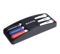 Bi-Office Brosse Effaceur avec Trois Marqueurs, Non-Magnétique, Pour Tableau Blanc, 17x7x30 cm