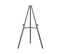 Bi-Office, Chevalet d'affichage Quantum, plastique léger et pliable, gris foncé, hauteur: 157 cm