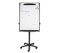 Bi-Office Chevalet de Conférence Mobile design, Magnétique, Noir, Cadre Aluminium 70X100 cm