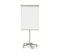 Bi-Office Chevalet de Conférence Mobile Smart, Magnétique, Gris, Cadre Aluminium 70X100 cm