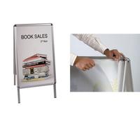 Bi-Office DKT60303032 Porte-affiche Bi-Office, cadre en aluminium, 461 x 884 mm