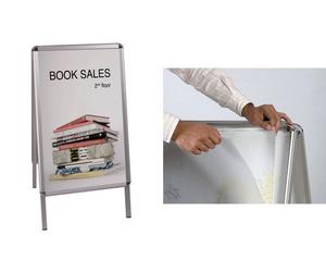 Bi-Office DKT60303032 Porte-affiche Bi-Office, cadre en aluminium, 461 x 884 mm