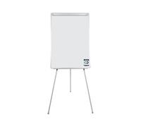 Bi-Office Earth - Chevalet de Conférence Trépied avec Bras Extensibles, Surface Effaçable à Sec Non Magnétique, 600 X 850 mm (A1)