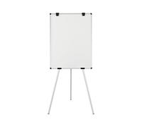 Bi-Office Earth Kyoto Chevalet de Conférence Trépied Non Magnétique, 70 X 100 cm (Taille Euro), Surface Effaçable à Sec, Cadre en Aluminium