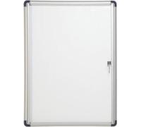 Bi-Office Enclore Budget tableau d'affichage Intérieure Blanc Aluminium