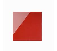 Bi-Office Glass Tableau à mémo en verre 357 x 490 mm Rouge