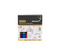 Bi-Office Inkstringxl Marqueur effaçable à Sec pour tableaux blancs avec encre Gel Et pointe ronde de 3 mm - Noir, Rouge et Bleu, Paquet de 12
