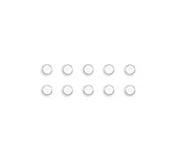 Bi-Office Lot de 10 Aimants rond 25 mm Argent