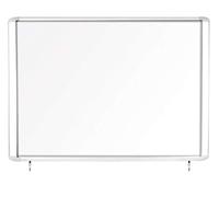 Bi-Office Mastervision Tableau d'affichage vitrine d'extérieur magnétique 760 x 673 mm Blanc