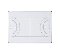 Bi-Office Maya Tableau Blanc Magnétique Imprimé de Handball - A4 - Surface en Acier Laqué, Cadre en Aluminium