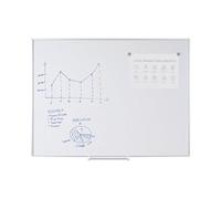 Bi-Office New Generation - Planning Magnétique Émaillé, 120 x 90 cm, Surface avec Grille Carée, 25 x 50 mm