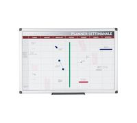 Bi-Office Planning magnétique hebdomadaire, 90 x 60 cm