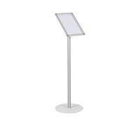 Bi-Office - Porte-affiches clipsable sur pied - A4 - cadre aluminium