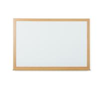 Bi-Office Tableau blanc laqué Earth - L.60 x H.45 cm - Magnétique - Cadre Bois Chêne