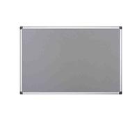 Bi-Office Tableau d'Affichage en Feutre Gris Maya, Cadre en Aluminium, 60x45 cm