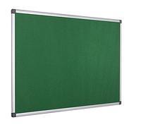 Bi-Office Tableau d'Affichage en Feutre Vert Maya, Cadre en Aluminium, 90x60 cm